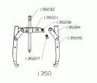 EXTRACTOR FORZA SERIE 1300 MECÁNICO DE 2 PATAS